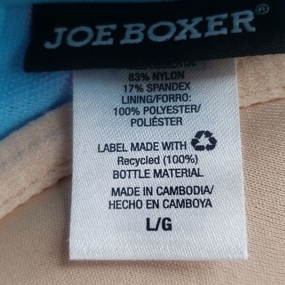Joe Boxer Large Underwire Padded Bandeau Bikini Top - Picture 10 of 12